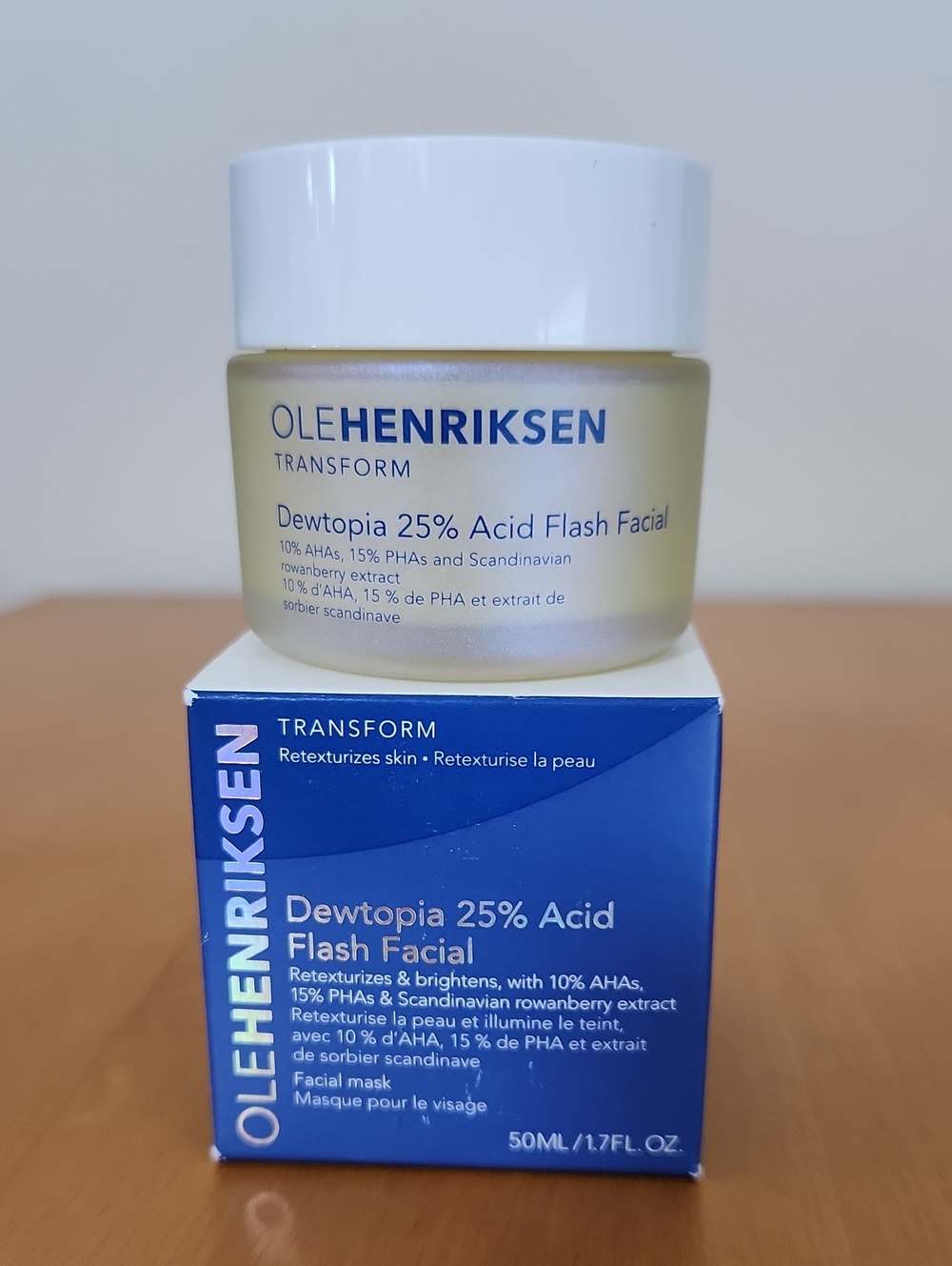 Ole Henriksen Dewtopia 25% Acid Flash Facial mask